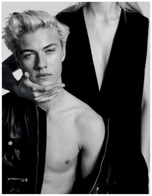 Lucky Blue Smith Harpers Bazaar China May 2015 Cover Photo Shoot 010