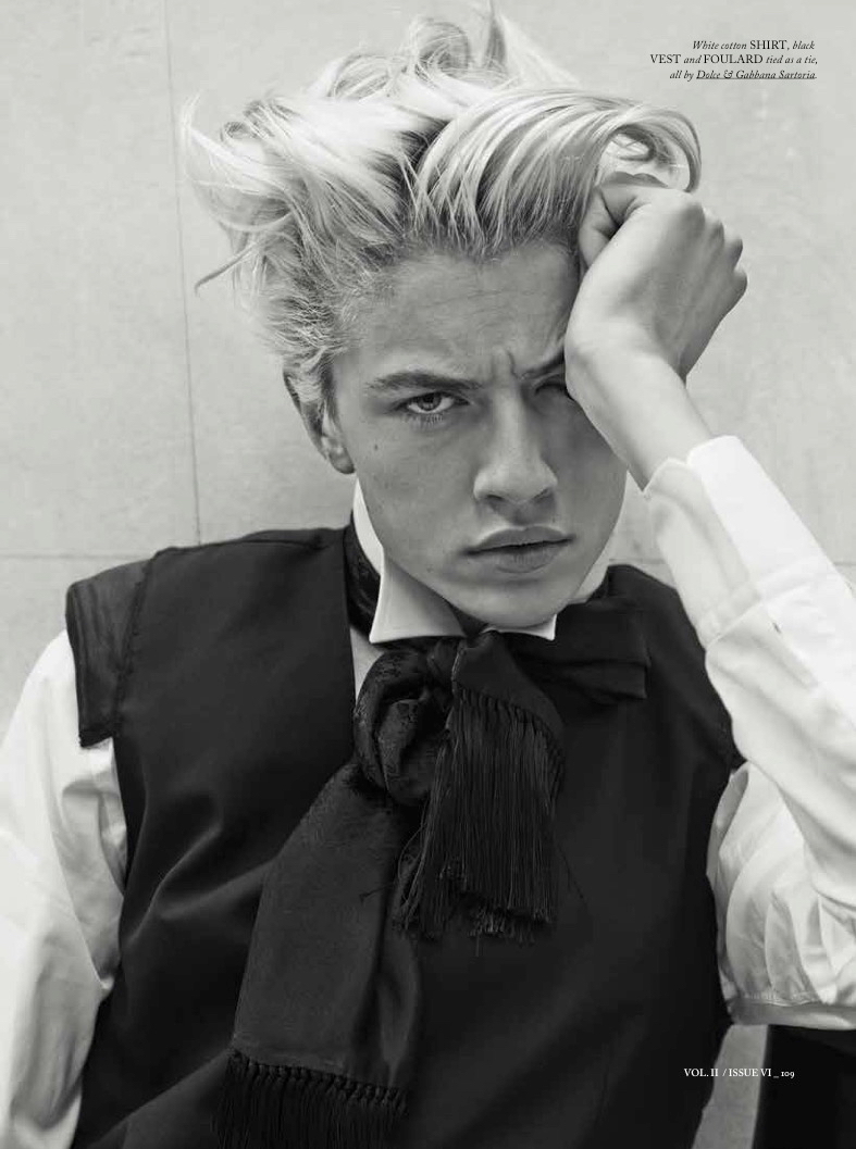 Lucky Blue Smith Goes Dandy in Dolce & Gabbana Sartoria for Hercules ...