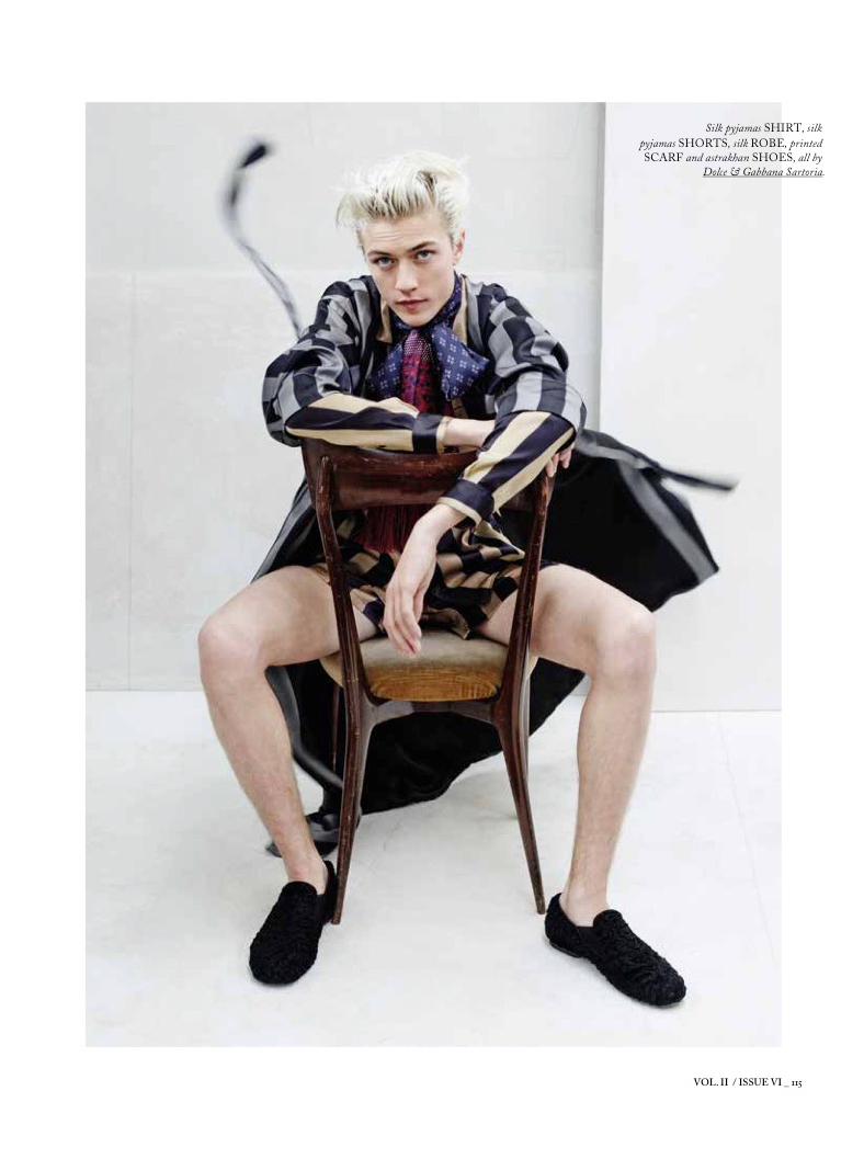 Lucky Blue Smith Goes Dandy in Dolce & Gabbana Sartoria for Hercules ...