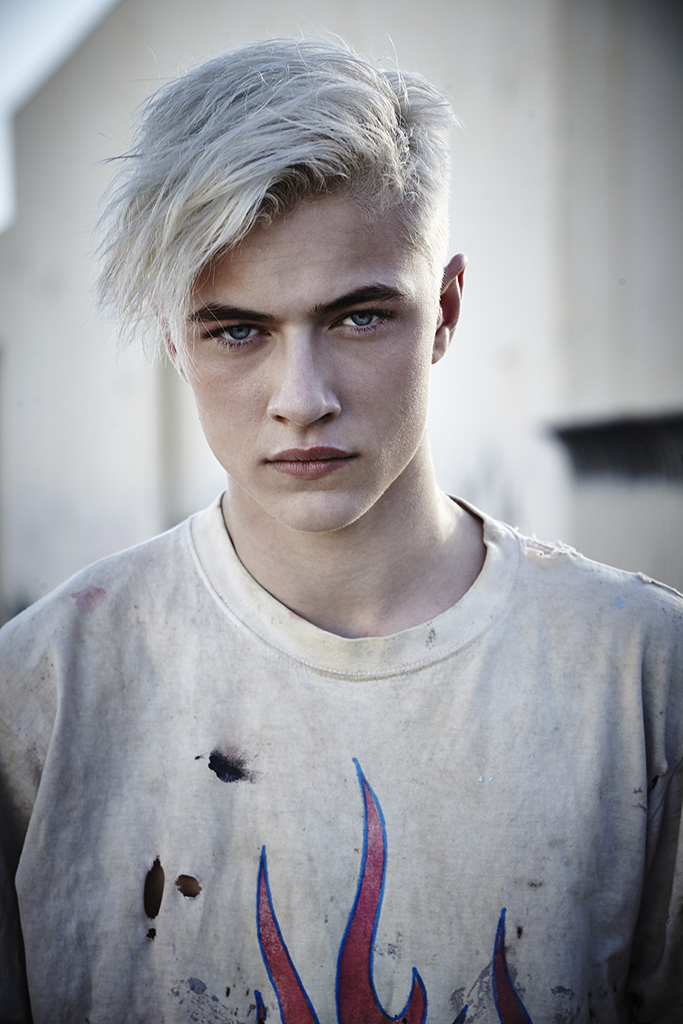 Lucky Blue Smith fronts Ksubi's fall-winter 2015 advertising campaign.