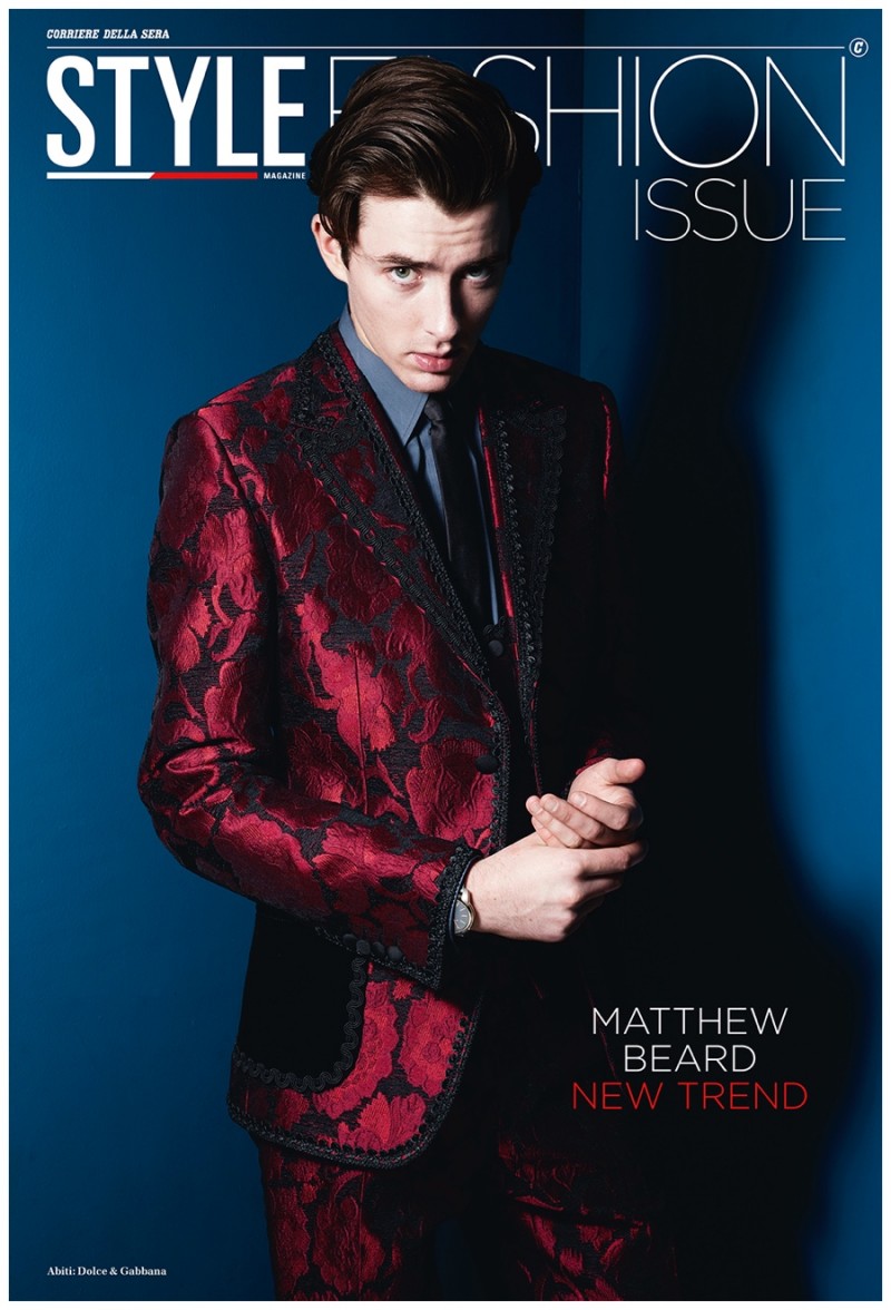 Actor Matthew Beard covers Corriere della Sera.