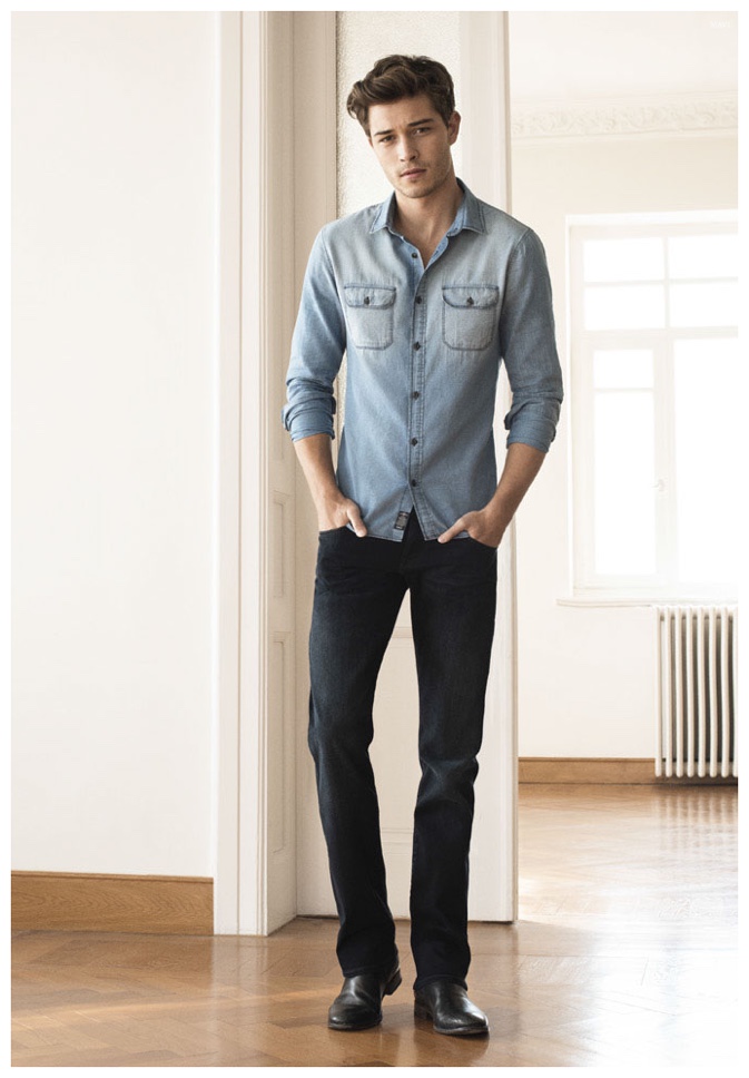 Francisco Lachowski & Arran Sly Don Denim for Mavi Fall/Winter 2015 ...