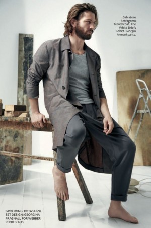 Michiel Huisman InStyle April 2015 Photo Shoot