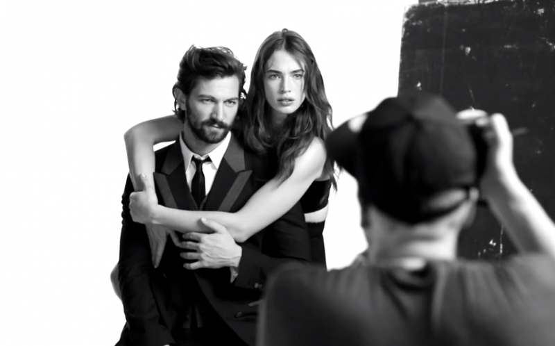 Michiel Huisman behind the scenes of his Vogue Netherlands photo shoot.