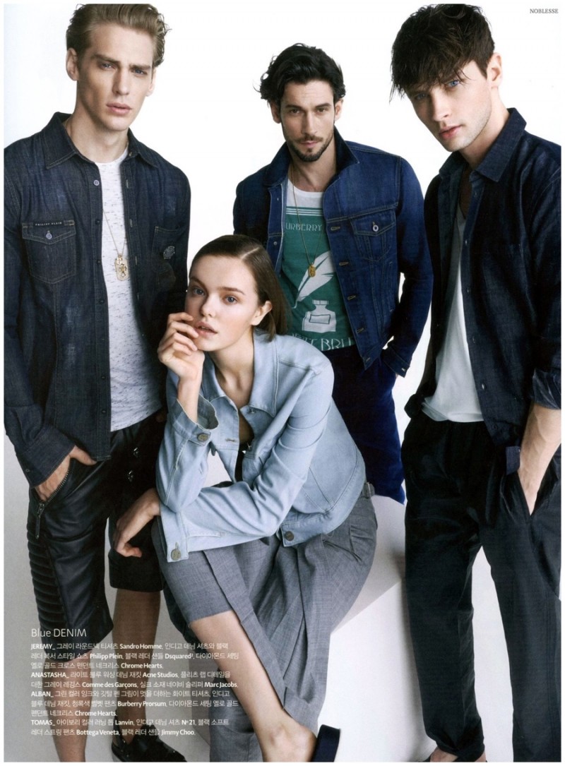 Denim is popular again with brands such as Burberry Prorsum embracing the staple.