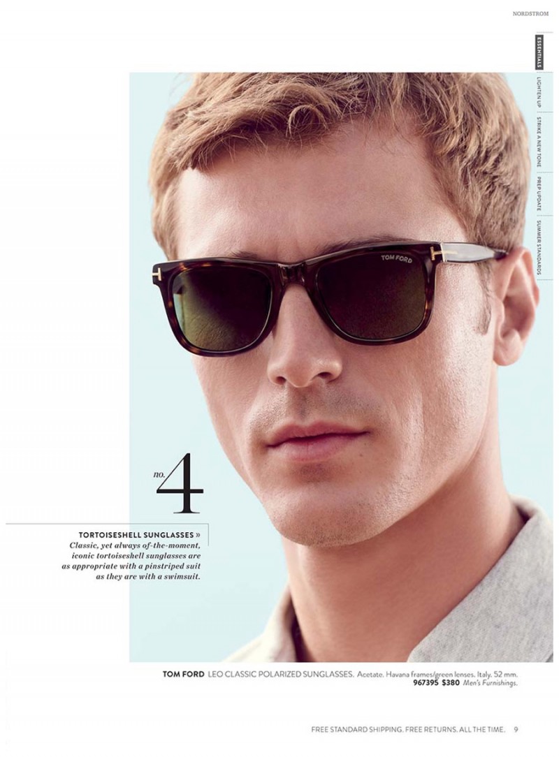 Men's Wardrobe Essential for Spring: Tortoiseshell Sunglasses