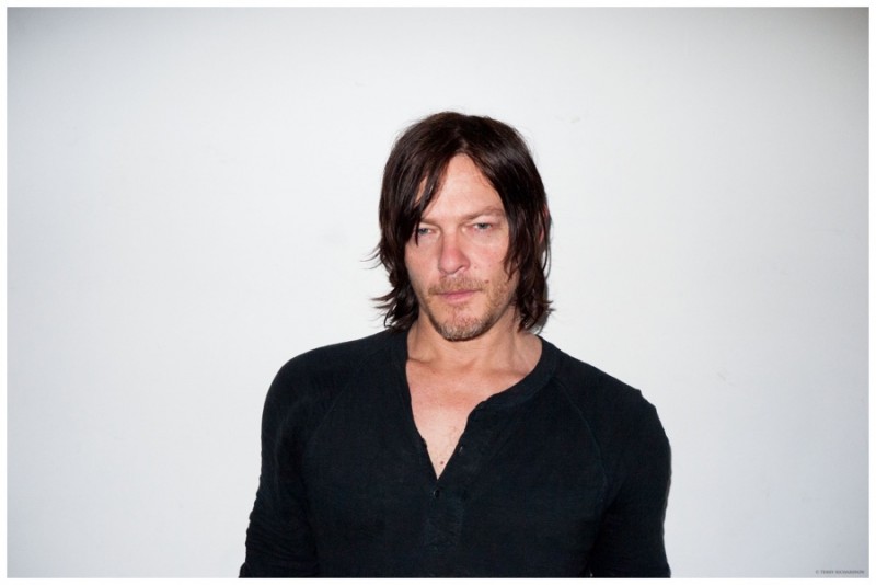 Norman Reedus photographed by Terry Richardson.