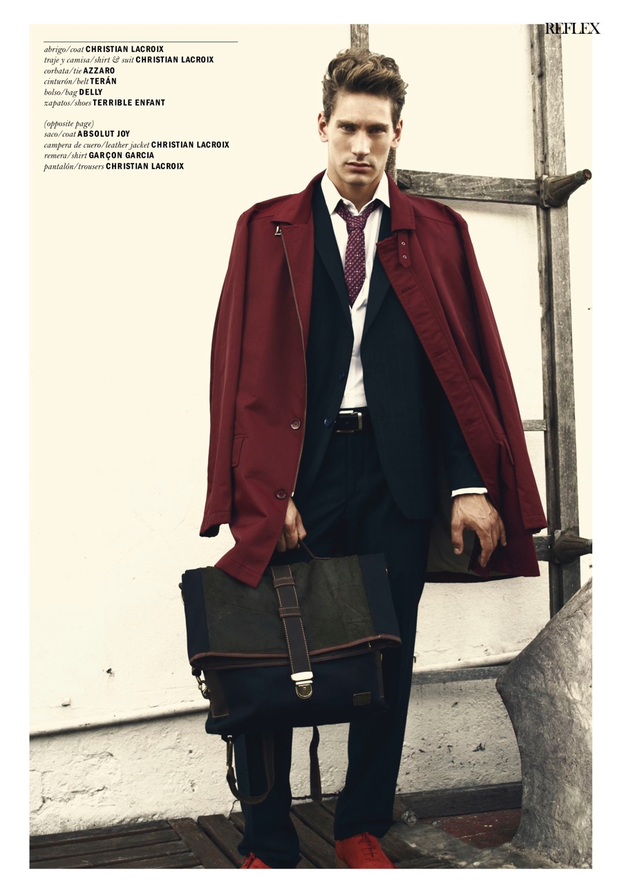 Nuel McGough Covers April 2015 Reflex Homme