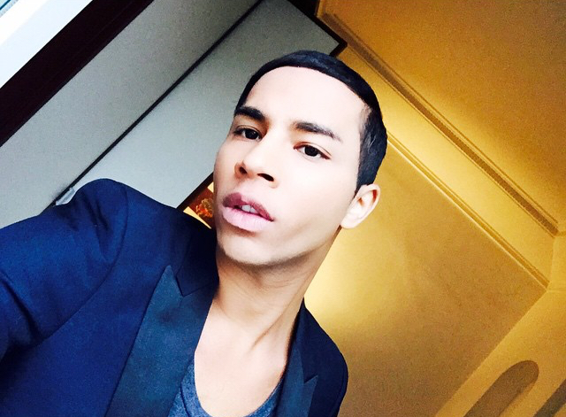 Olivier Rousteing is shameless with yet another selfie.