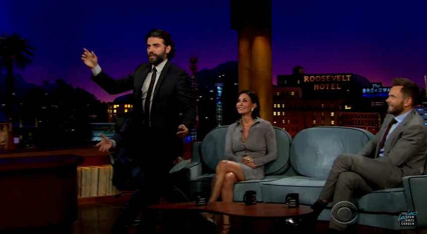 Oscar Isaac Dances Disco + James Corden Walks for Burberry