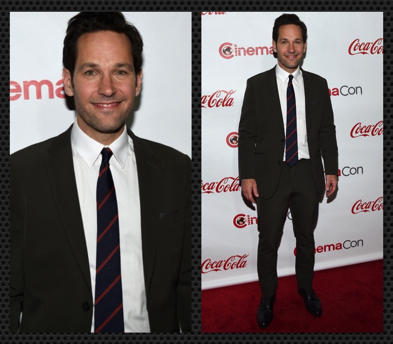 Paul Rudd wears Perry Ellis for the CinemaCon Big Screen Achievement Awards in Las Vegas.