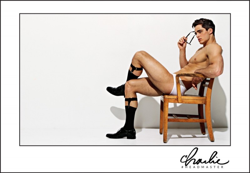 Pietro Boselli takes a seat as the most recent face of Charlie.