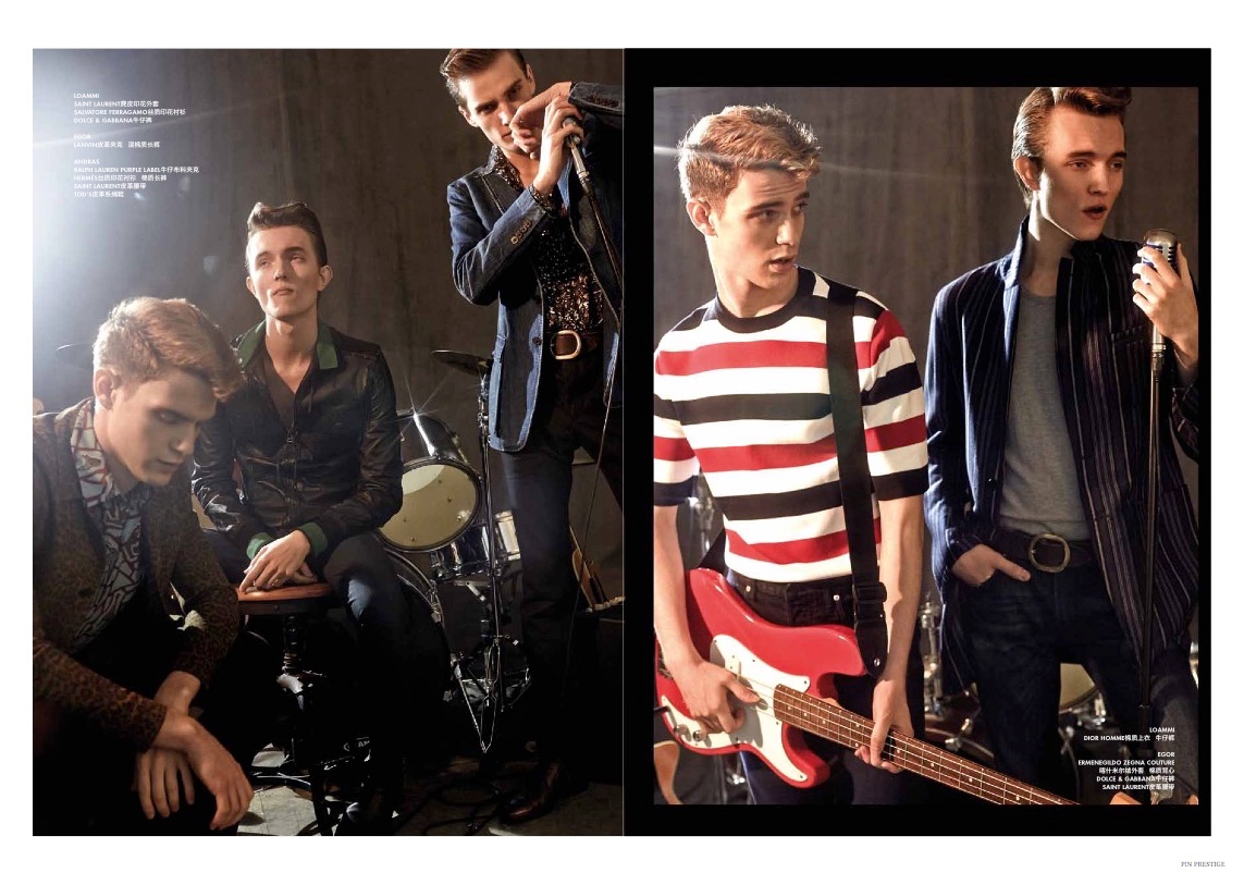 Models Rock 1970s Teddy Boy Hairstyles for PIN Prestige