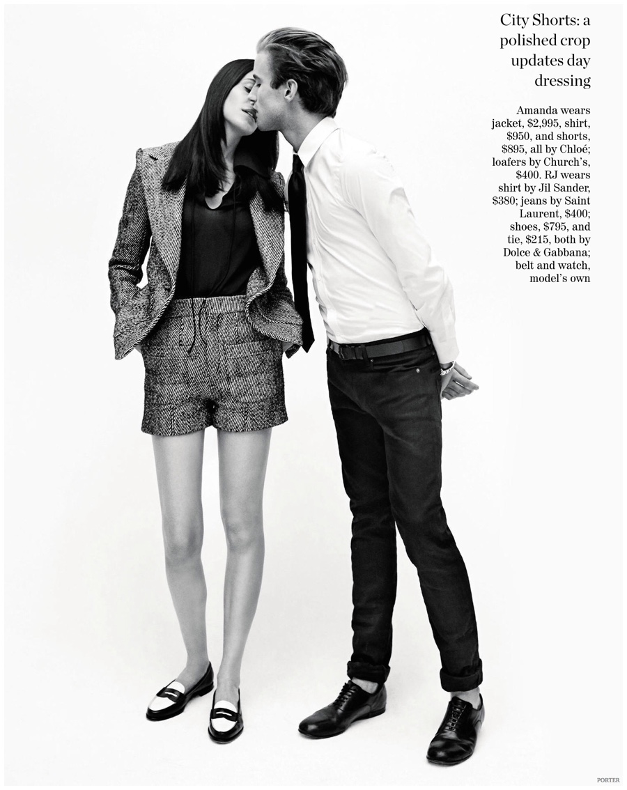 RJ King is So in Love for Porter Shoot