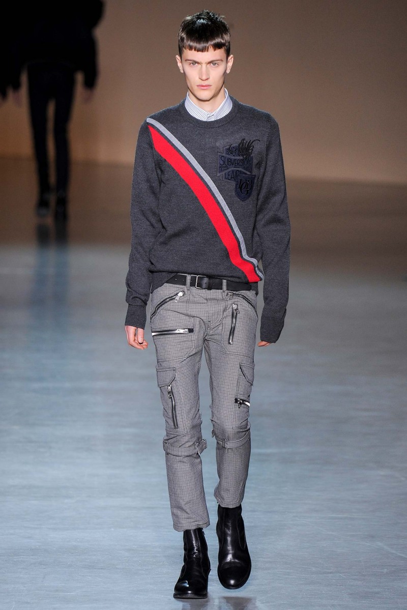 Sam Worthen hits the catwalk for Diesel Black Gold.