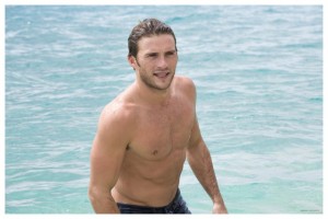 Scott Eastwood Shirtless Davidoff Cool Water Behind the Scenes Pictures 2015 004