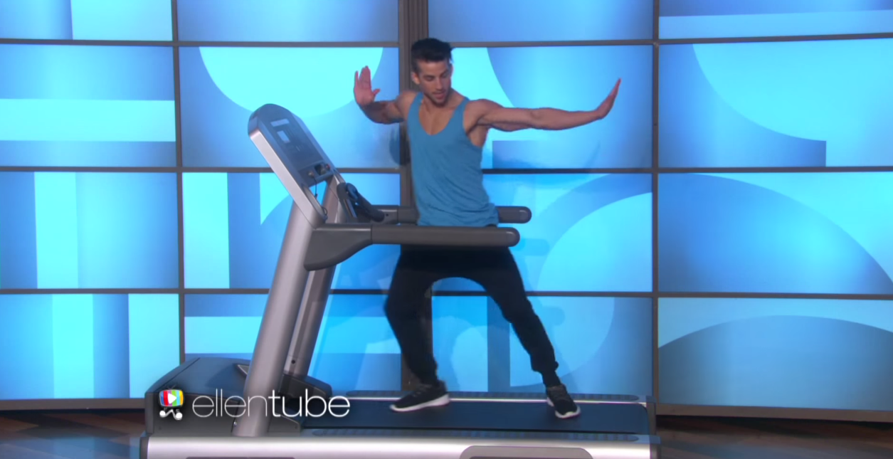 Treadmill Dancer Carson Dean Performs on Ellen