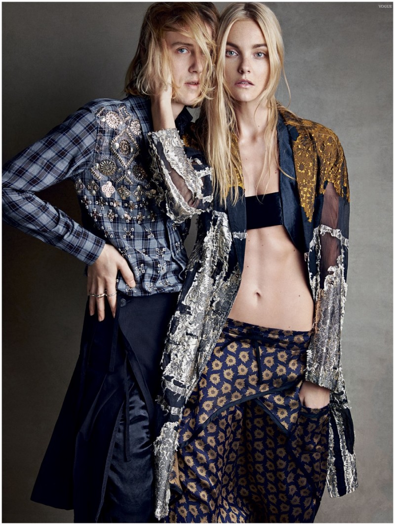 Christopher Owens and Caroline Trentini