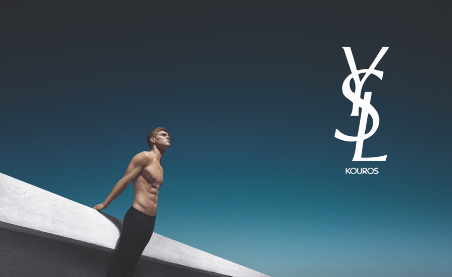 Yves Saint Laurent 'Kouros Silver' Fragrance Campaign