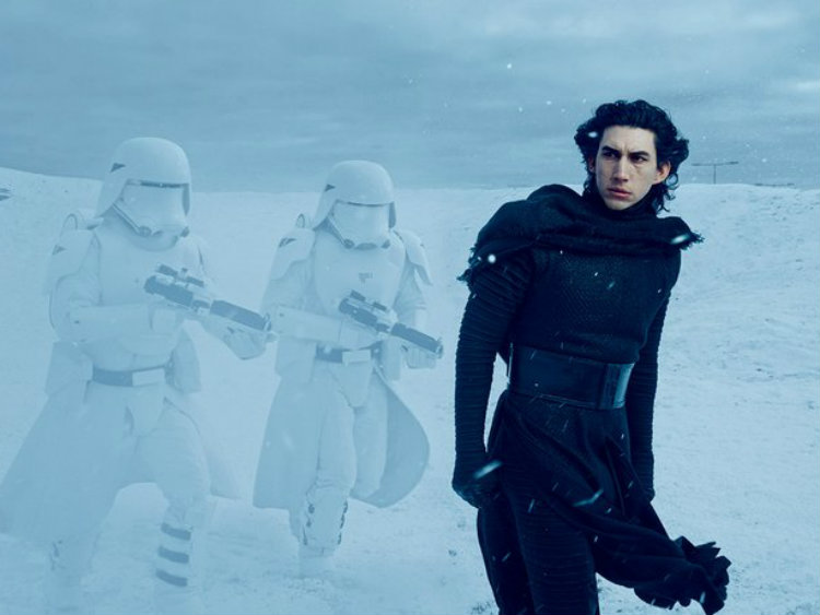 Adam Driver in Star Wars: The Force Awakens