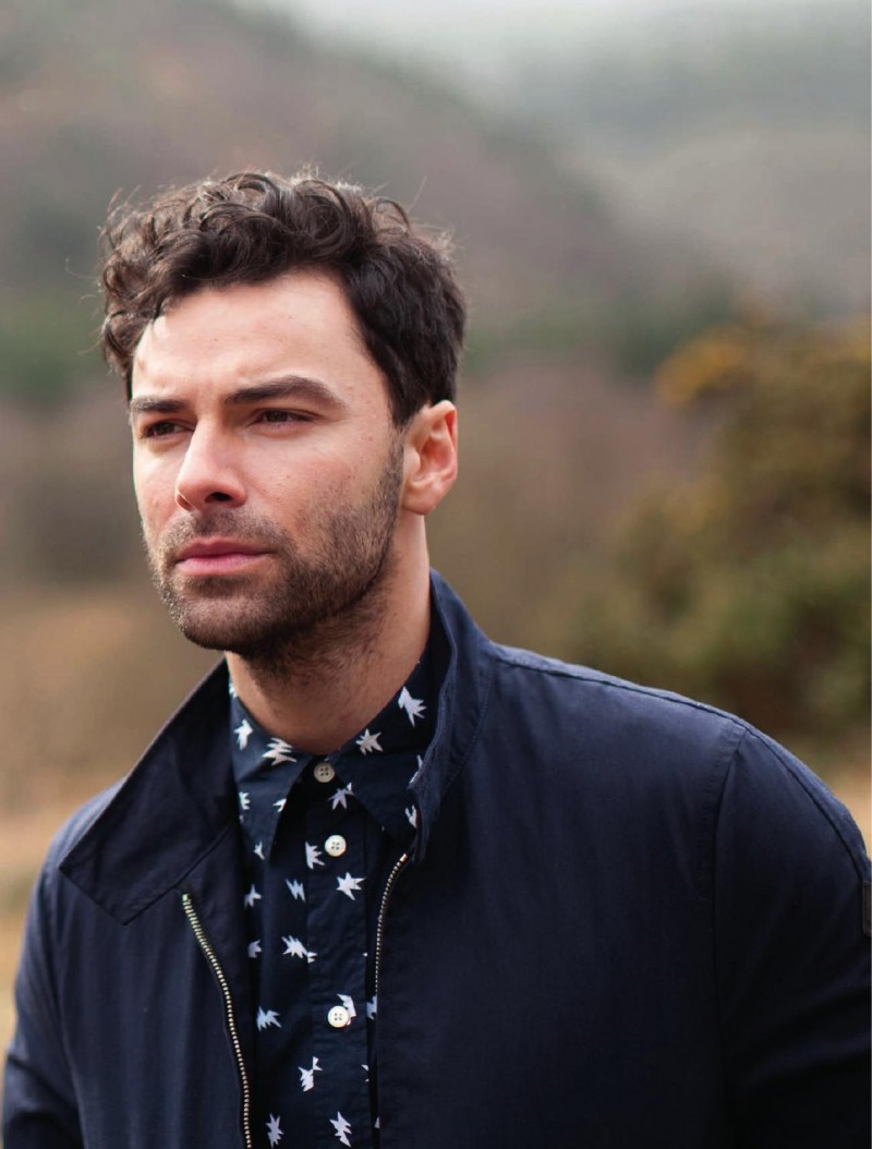 Aidan Turner appears in a photo shoot for Cara magazine