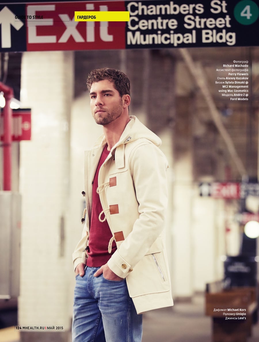 Andre Ziehe Mens Health Russia 2015 Editorial