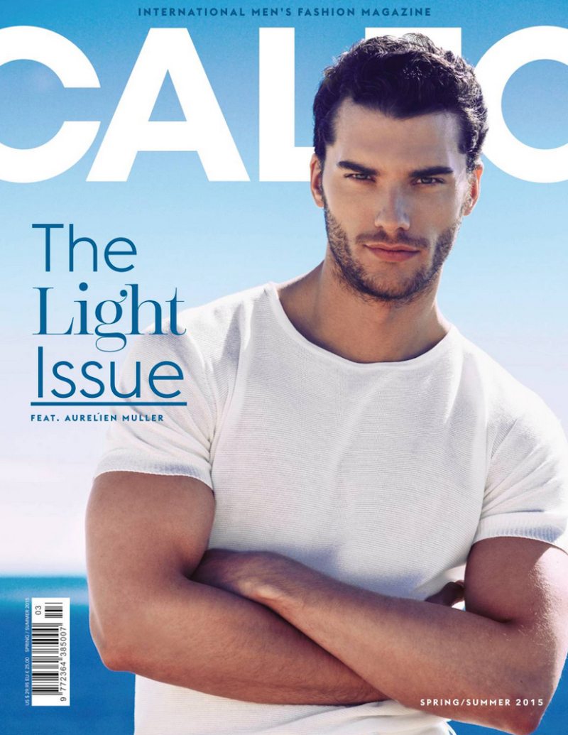 Aurelien Muller covers the Light issue of Caleo magazine.