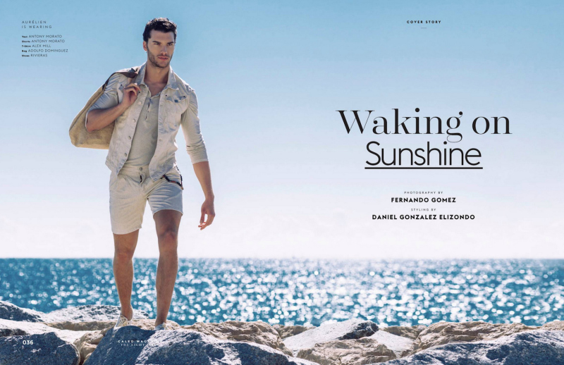 Aurelien Muller Caleo Cover Photo Shoot 2015