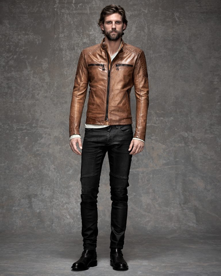 RJ Rogenski Models Belstaff Leather Fashions