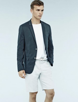 Benjamin Eidem Wears Wardrobe Staples from Calvin Klein