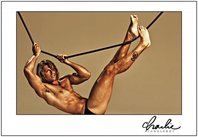 Charlie Matthew Zink 2015 Underwear Campaign Alex Geerman 008 Alex Geerman channels George of the Jungle for Charlie by Matthew Zink's latest campaign.