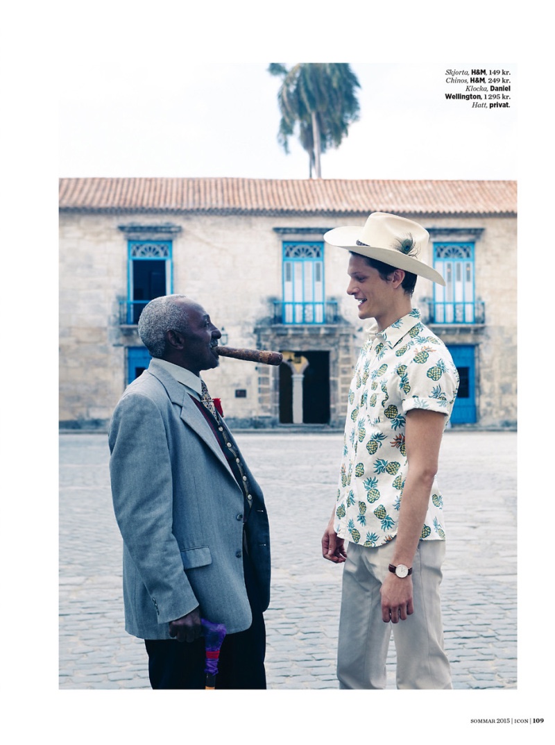 Danny poses with the locals for some striking images