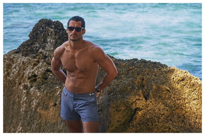 David Gandy Shirtless Sunglasses