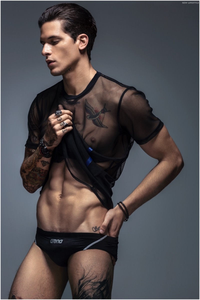 Diego Fragoso graces the pages of New Lifestyle in bold summer styles.