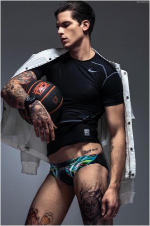 Diego Fragoso Shows Off Tattoos in New Lifestyle Summer 2015 Cover Shoot
