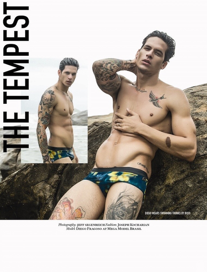 Diego Fragoso graces the pages of Attitude's June 2015 issue.