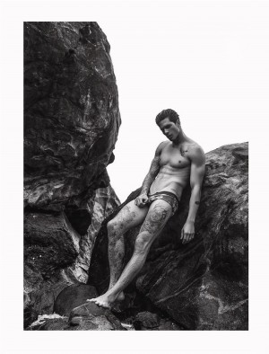 Diego Fragoso Models Swimwear for Attitude Shoot