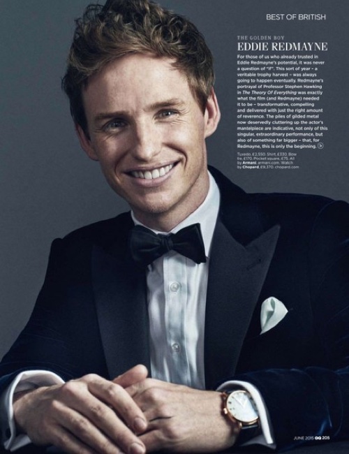 Eddie Redmayne GQ UK