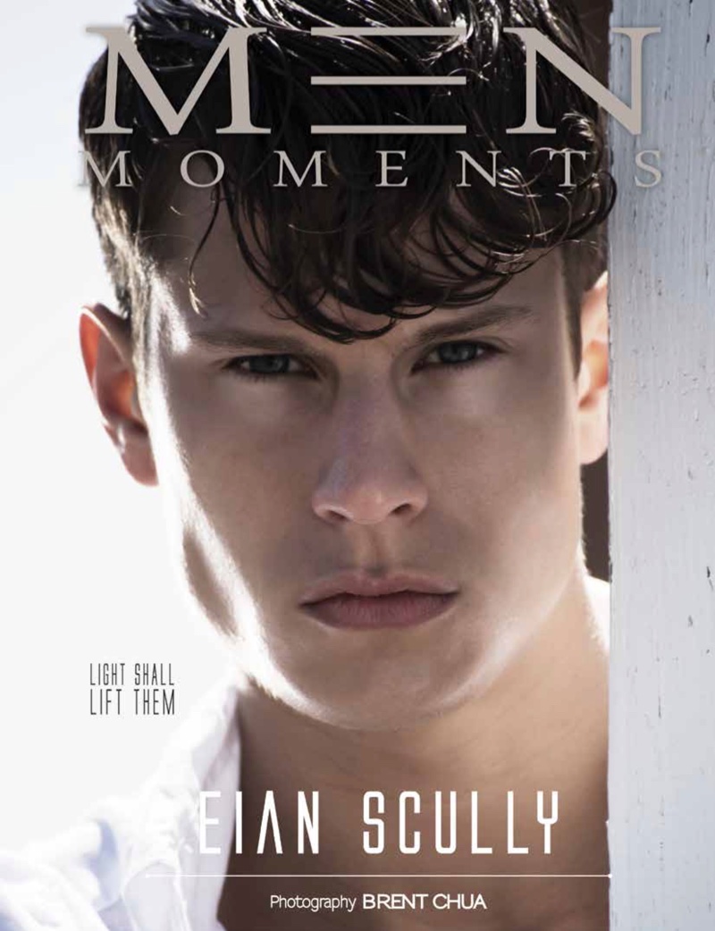 Eian Scully lands a cover from Men Moments Magazine