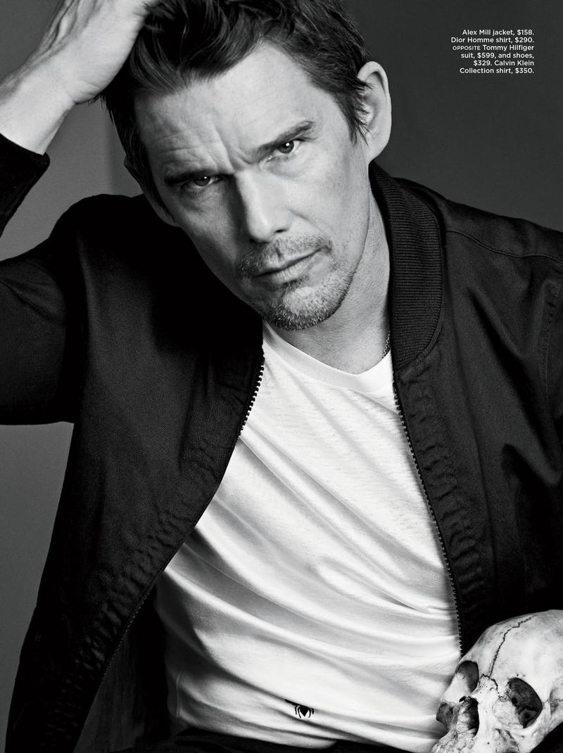Ethan Hawke Stars in 2015 C For Men Cover Photo Shoot