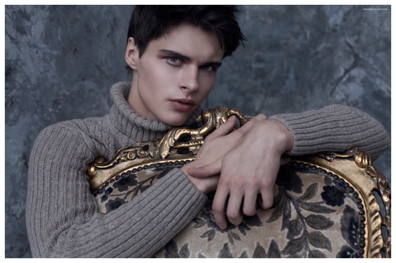 Egor wears sweater Michael Kors.