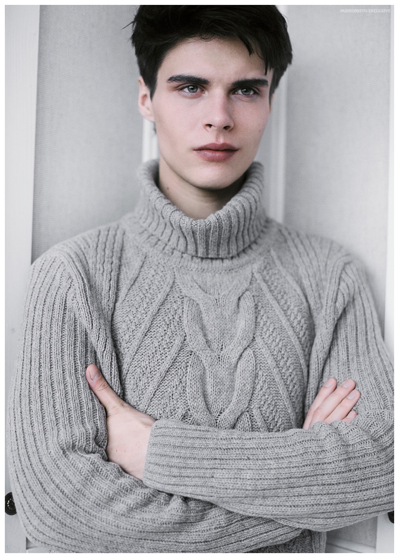 Egor wears sweater Michael Kors.