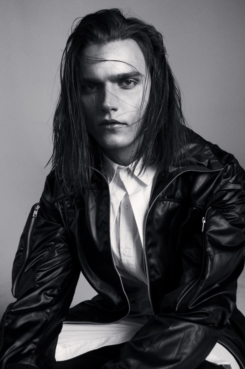 Alexey Glebko photographed by Hadar, wearing all clothes Skingraft.