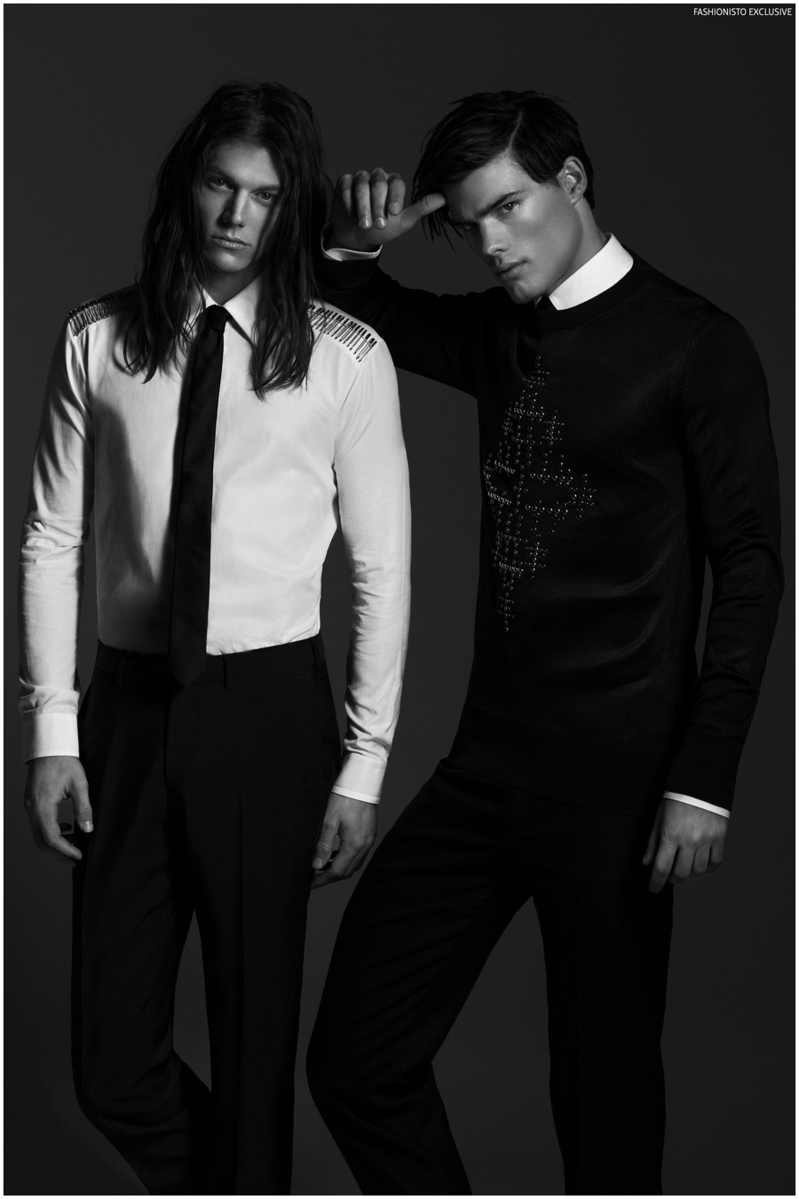 Exclusive: Mazlow & Kurt Rock Modern Suits + Trendy Separates