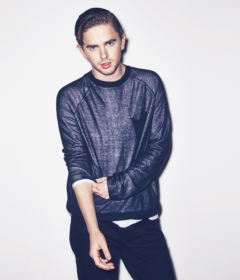 Freddie Highmore appears in a relaxed photo shoot for Attitude.