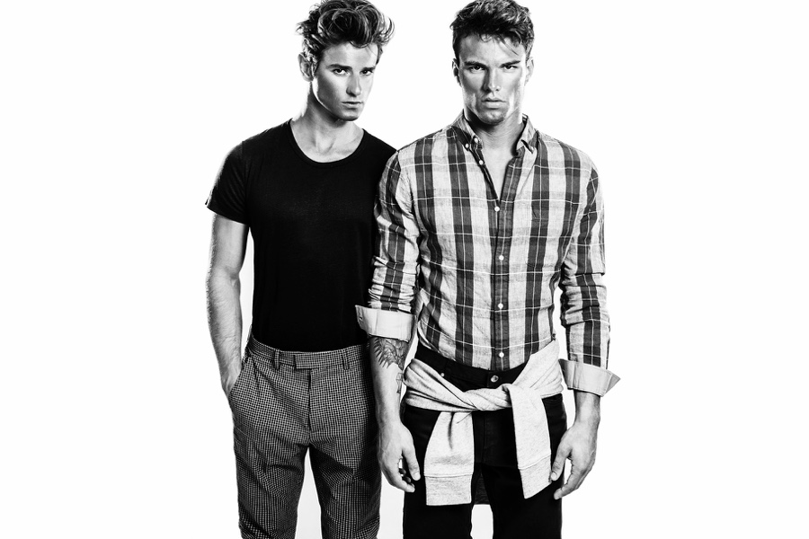 Mark + Muriel Get Dirty in H&M for Dapper Tapper