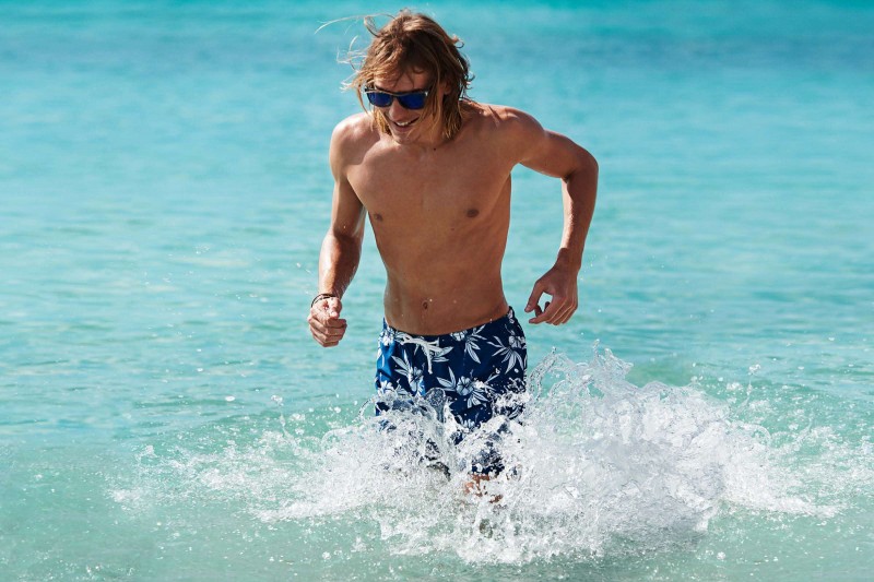 Ton Heukels makes a splash in H&M swimwear.