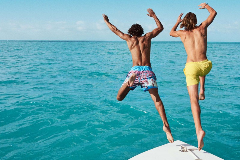 Marlon Teixeira and Ton Heukels take a leap.