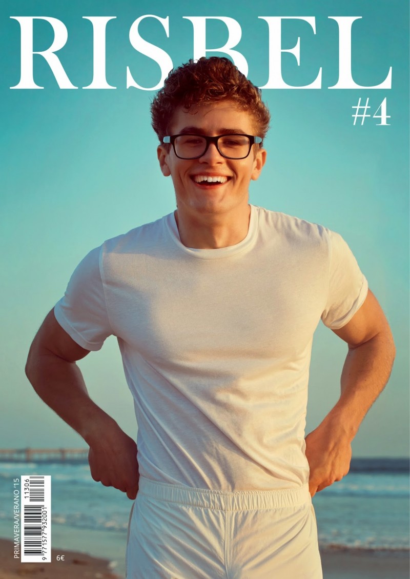 Sporting glasses, Igor Kolomiyets covers Risbel magazine.