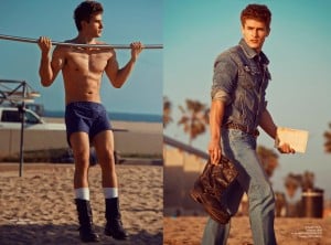 Igor Kolomiyets Hits Venice Beach for Risbel Cover Shoot | The Fashionisto